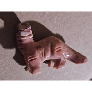 Hand Carved Soapstone Dinosaur, one of a kind. 2227